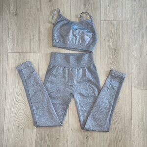 Gymshark grey flex set